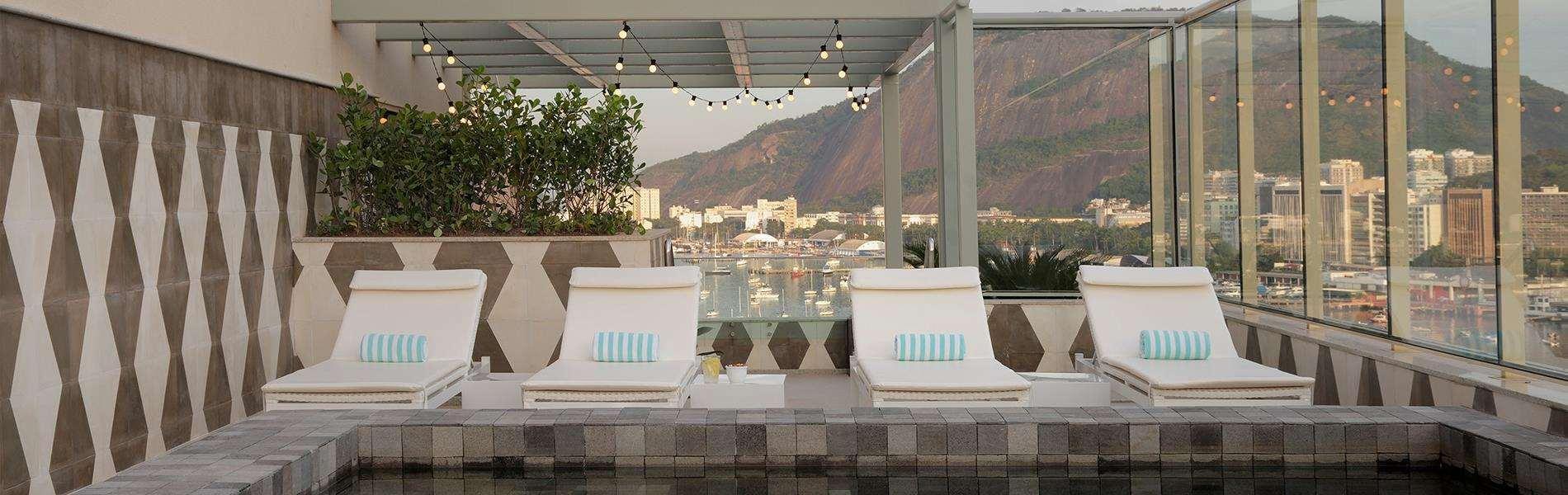 Hotel Yoo2 Rio De Janeiro, Tapestry Collection By Hilton Exterior foto View from the rooftop pool